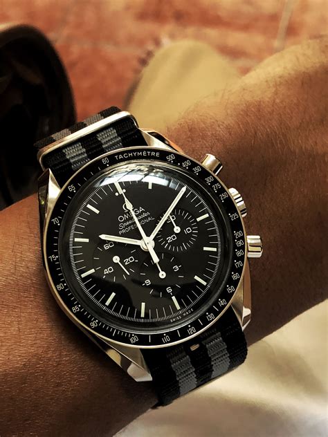 omega speedmaster professional nato strap|omega NATO strap for sale.